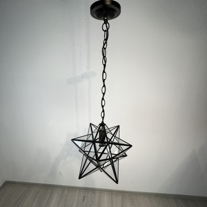 Люстра Black Star Clear Glass 35 см ImperiumLoft