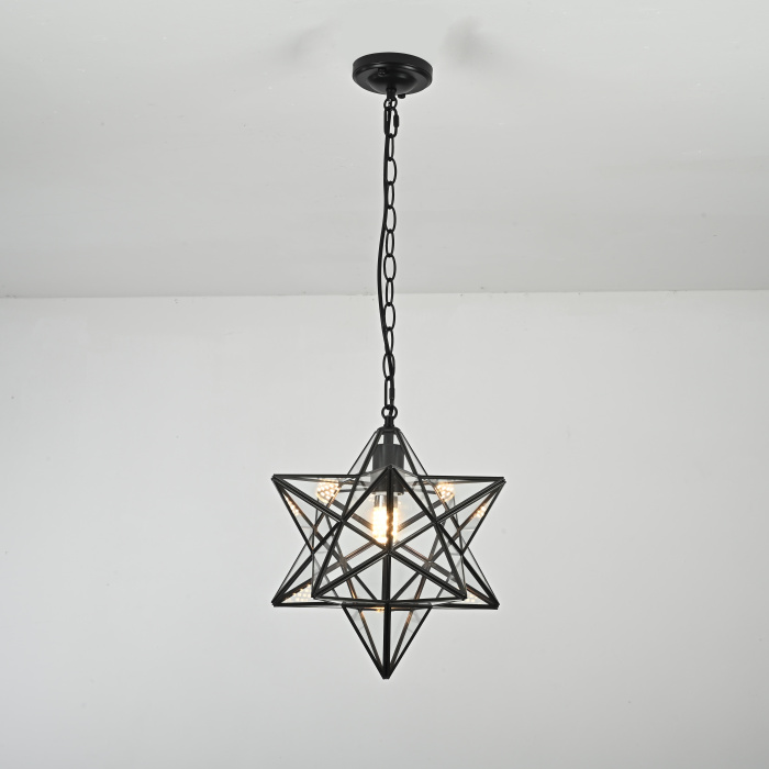 Люстра Black Star Clear Glass 35 см ImperiumLoft