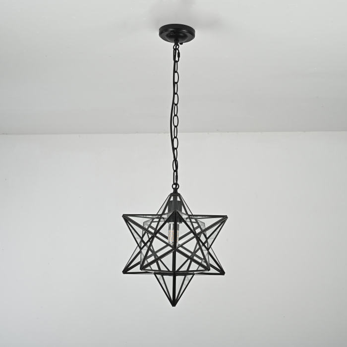 Люстра Black Star Clear Glass 35 см ImperiumLoft