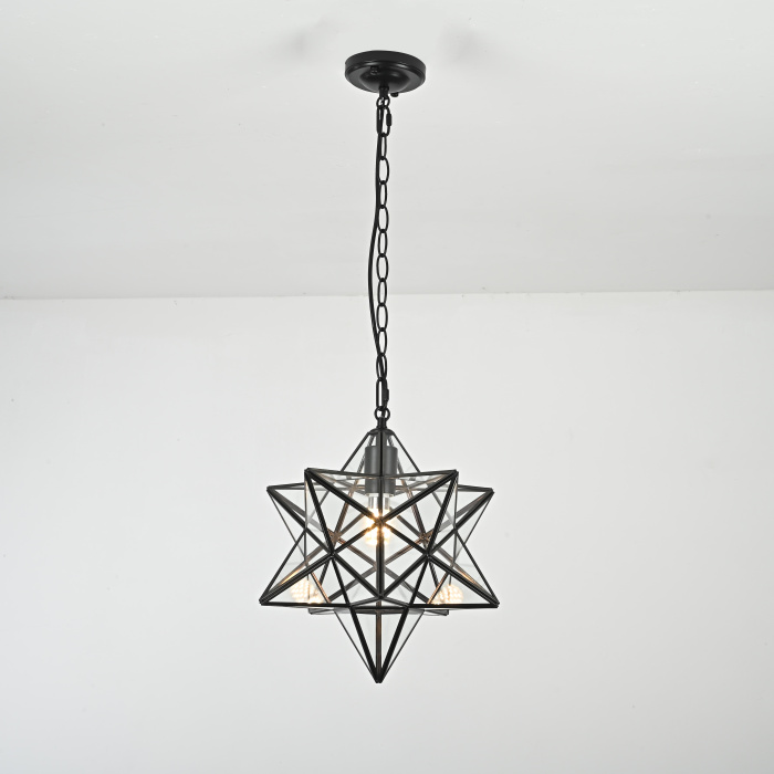 Люстра Black Star Clear Glass 35 см ImperiumLoft