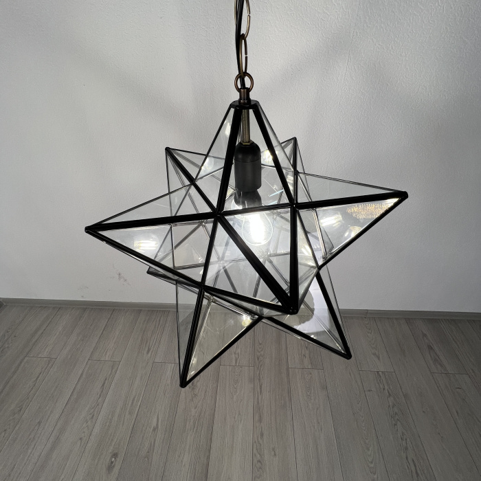 Люстра Black Star Clear Glass 35 см ImperiumLoft