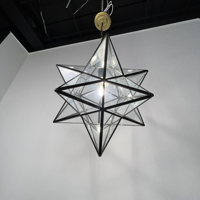 Люстра Black Star Clear Glass 35 см ImperiumLoft