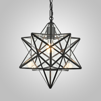 Люстра Black Star Clear Glass 35 см ImperiumLoft