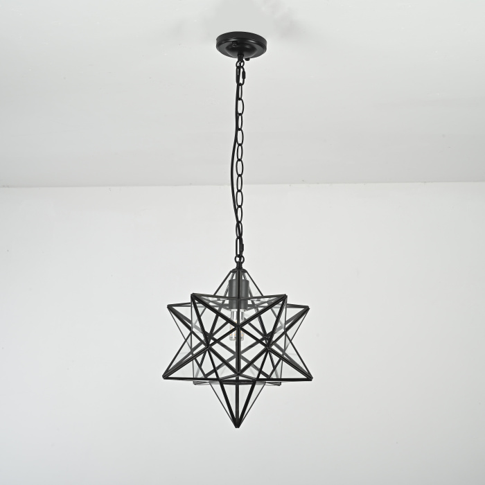 Люстра Black Star Clear Glass 35 см ImperiumLoft