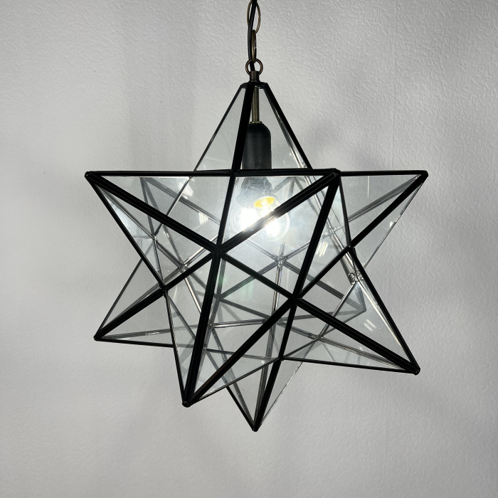 Люстра Black Star Clear Glass 35 см ImperiumLoft