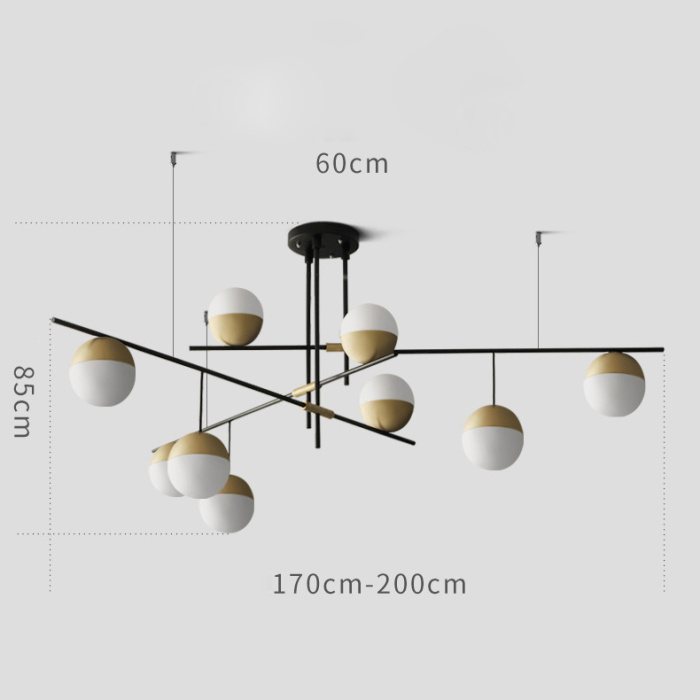 Люстра на штанге TECHNUM L200 ImperiumLoft