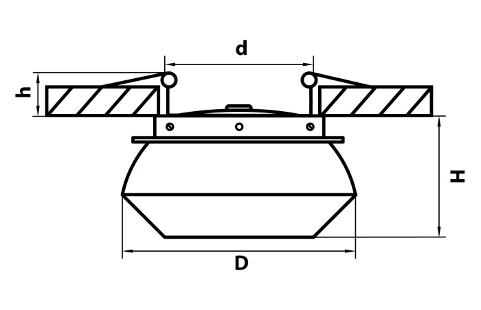 Встраиваемый светильник Orbe LIGHTSTAR 51309
