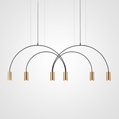 Подвесной светильник ARC 6 Gold ImperiumLoft