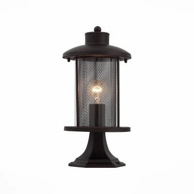Светильник уличный наземный ST-Luce SL080.405.01 Темный кофе/Прозрачный, Темный кофе E27 1*60W