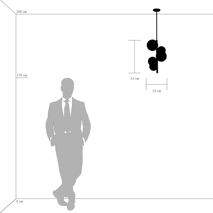 Люстра подвесная Croco Lightstar 815053