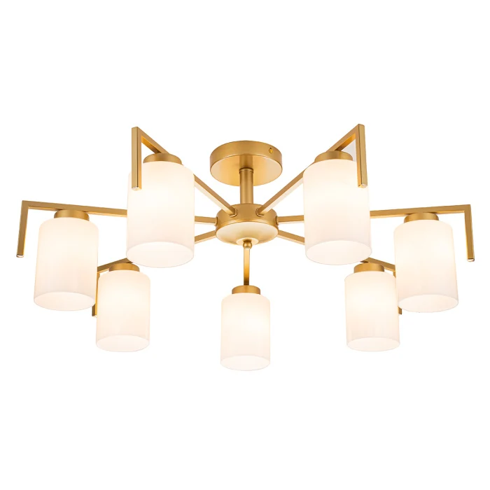 Потолочная люстра на штанге STYLE ESCADA 1142/7P Gold