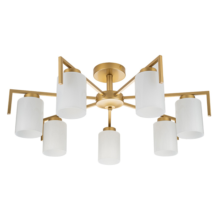 Потолочная люстра на штанге STYLE ESCADA 1142/7P Gold