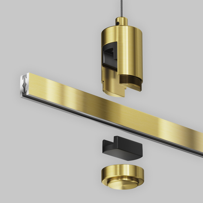 Подвес тросовый Hang одинарный Flarity латунь Maytoni TRA157SW-S1-BS