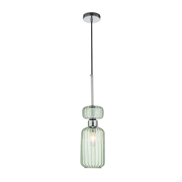 Подвесной светильник GLOSS ESCADA 1141/1S Chrome/Green