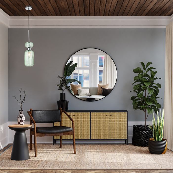 Подвесной светильник GLOSS ESCADA 1141/1S Chrome/Green