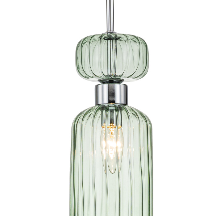 Подвесной светильник GLOSS ESCADA 1141/1S Chrome/Green