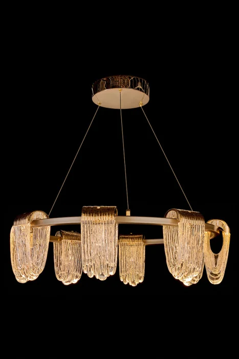 Подвесная люстра Leon Cascade LE7717/8 Gold