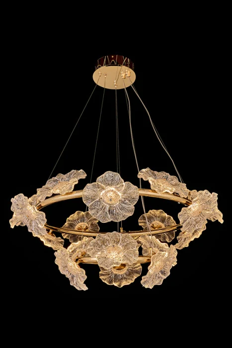 Подвесная люстра Leon Violetta LE3018/800Q-2K GD