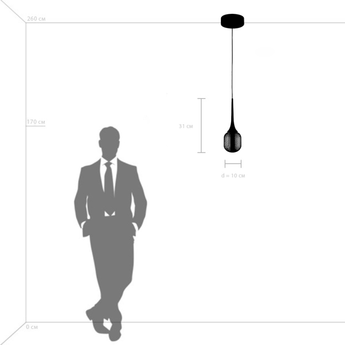 Подвес Acrile Lightstar 738011