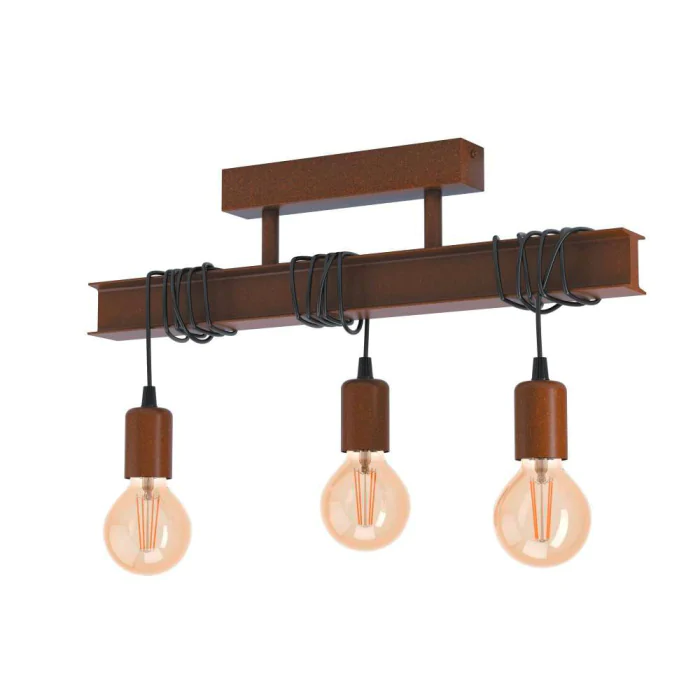 Подвесной потолочный светильник TOWNSHEND 4, 3Х60W, E27, L550, B140, H260, сталь, ант EGLO 43522