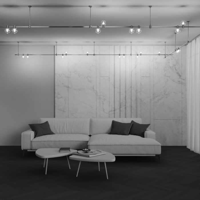 Трековый светильник Maytoni Bubble TR148-1-3W3K-PT