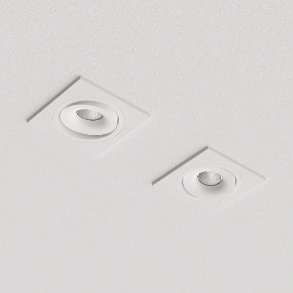 Встраиваемый поворотный светильник Ledron MJ1006 SQ White