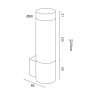 Настенный светильник Ledron WWS0802-1 White