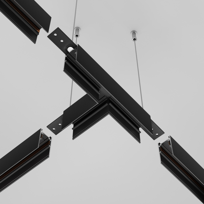 Коннектор Т-образный Exility накладной черный Maytoni TRA034CT-41B