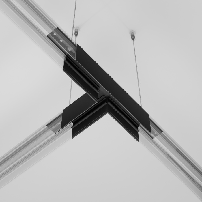 Коннектор Т-образный Exility накладной черный Maytoni TRA034CT-41B