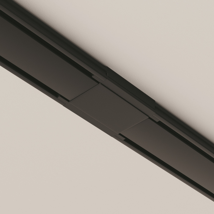 Коннектор питания прямой Radity черный Maytoni TRA084C-11B