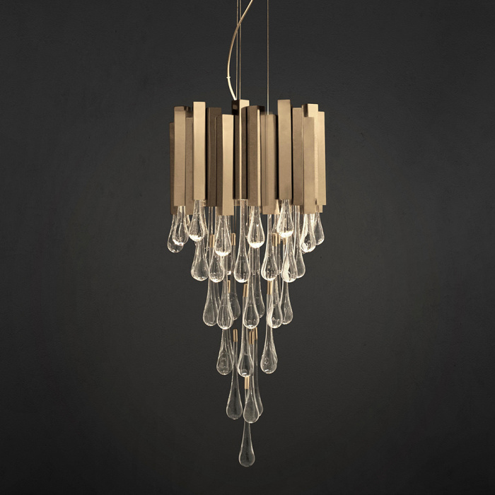 Подвесная люстра Delight Collection Trump KM0988P-8 gold