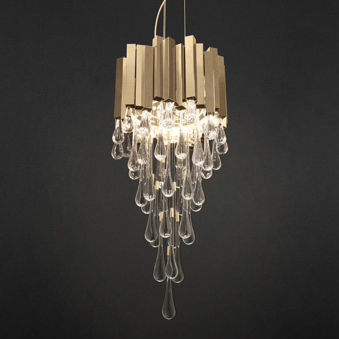 Подвесная люстра Delight Collection Trump KM0988P-8 gold