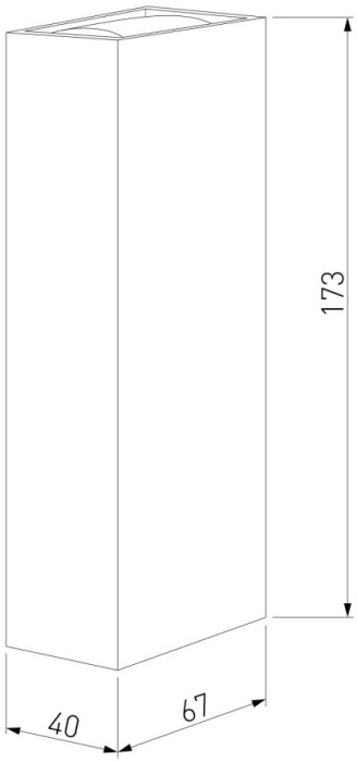 Уличный настенный светильник Elektrostandard Blaze 4690389219061