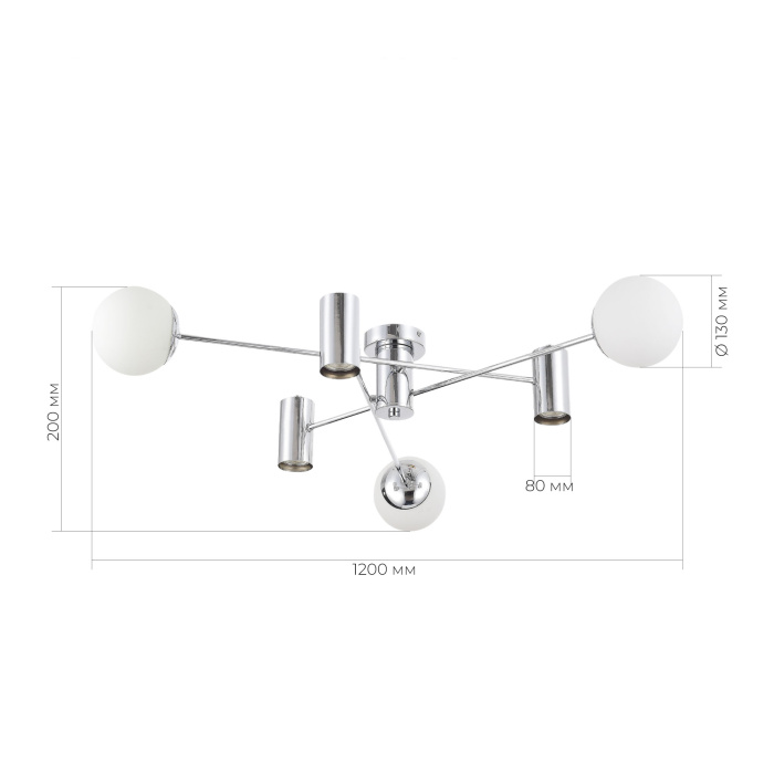 Потолочный светильник evoluce RAITO SLE1105-102-06
