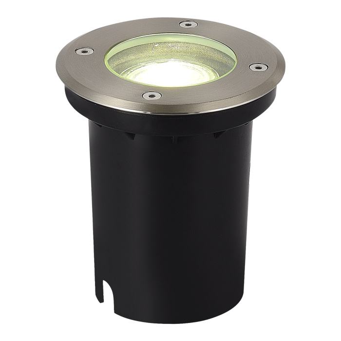 Встраиваемый уличный светильник ST-Luce стальной GU10 1*50W - SL9013.408.01