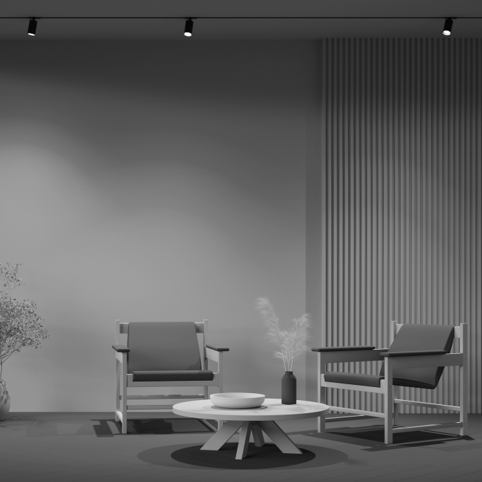 Трековый светильник Maytoni Focus S TR020-1-GU10-B