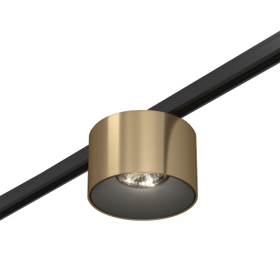Магнитный трековый светильник Латунь LED 1*5W 4000K 350Lm Ra>90 36° IP20 D60xH38 24V ST669.346.05