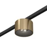 Магнитный трековый светильник Латунь LED 1*5W 4000K 350Lm Ra>90 36° IP20 D60xH38 24V ST669.346.05