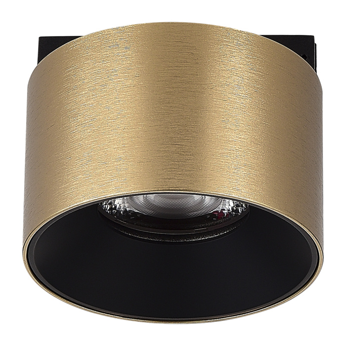 Магнитный трековый светильник Латунь LED 1*5W 4000K 350Lm Ra>90 36° IP20 D60xH38 24V ST669.346.05