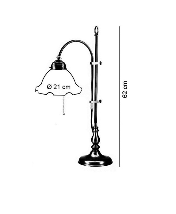 Настольная лампа Berliner Messinglampen B10-19opB