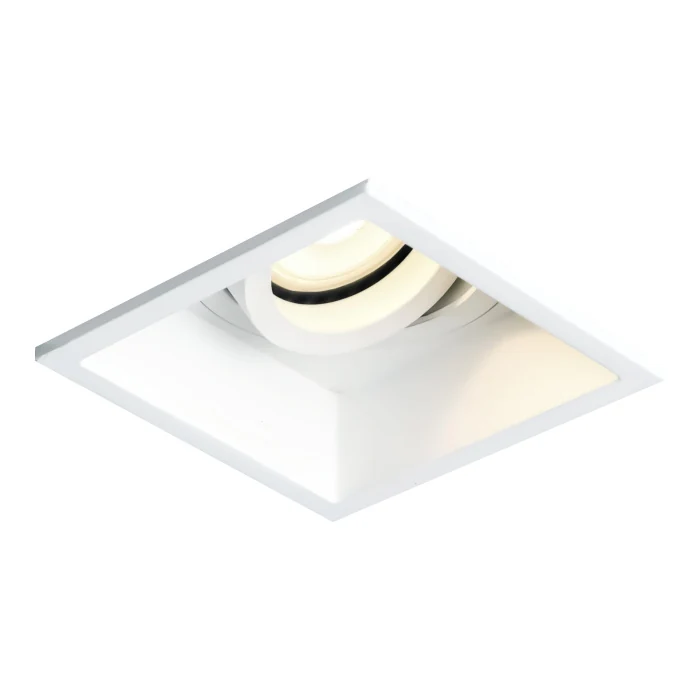 Светильник встраиваемый Белый GU10 1*50W IP20 L91,5xW91,5xH5,2 220V Без ламп ST261.518.01