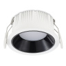Светильник встраиваемый Черный LED 1*7W 3000K 630Lm Ra80 120° IP20 D85xH45 100-240V ST755.438.07