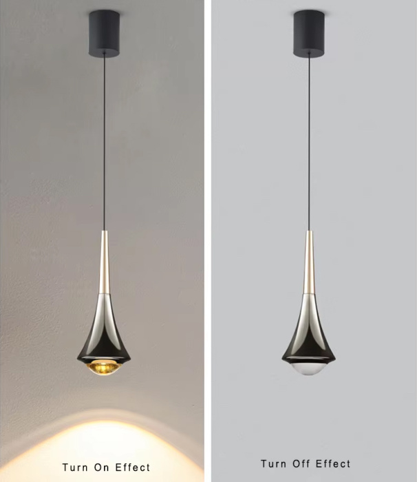 Подвесной светильник Delight Collection 8969P 8969P/1 gold/black