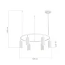 Светильник подвесной ST-Luce Белый/Белый GU10 6*5W 4000K SL1213.503.06