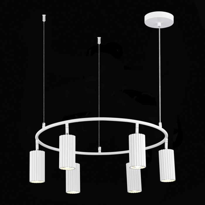 Светильник подвесной ST-Luce Белый/Белый GU10 6*5W 4000K SL1213.503.06