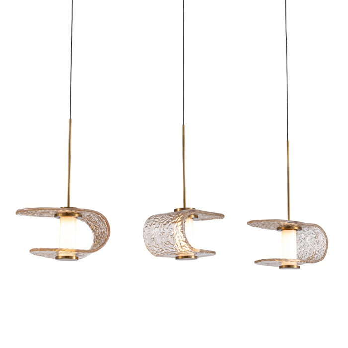 Подвесной светильник Delight Collection MD24020901 MD24020901-3B gold/cognac