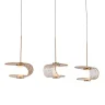 Подвесной светильник Delight Collection MD24020901 MD24020901-3B gold/cognac