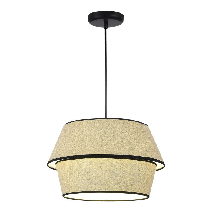 Светильник подвесной ST-Luce Черный/Бежевый, Черный E27 1*40W SL1354.413.01