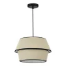 Светильник подвесной ST-Luce Черный/Бежевый, Черный E27 1*40W SL1354.413.01