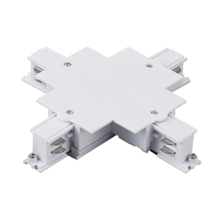 Соединение крестовое встраиваемое с подводом питания к треку 5030xx-R Lightstar Quattro 503146-R